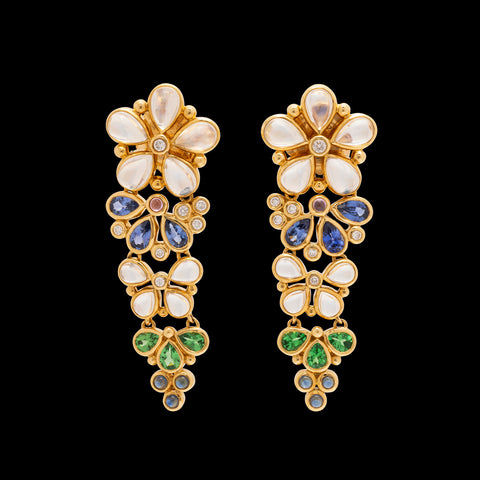 Temple St. Clair Diamond & Multi Stone Earrings