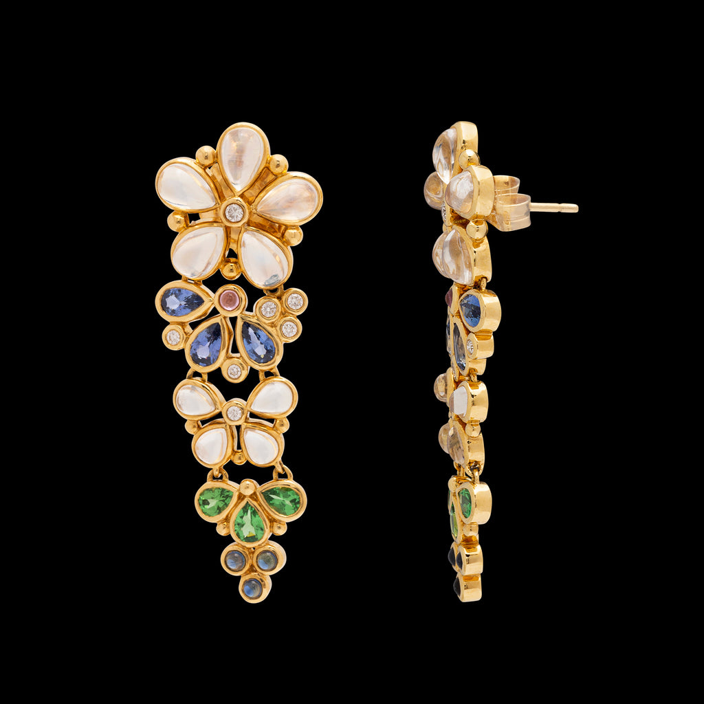 Temple St. Clair Diamond & Multi Stone Earrings