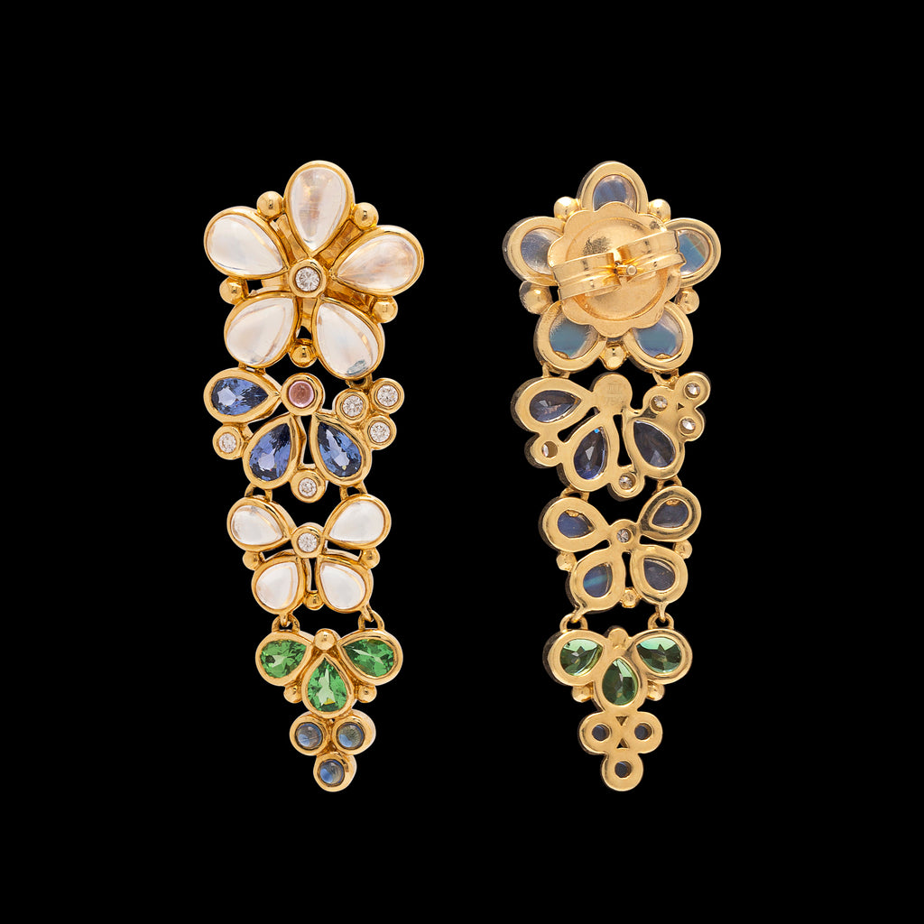 Temple St. Clair Diamond & Multi Stone Earrings