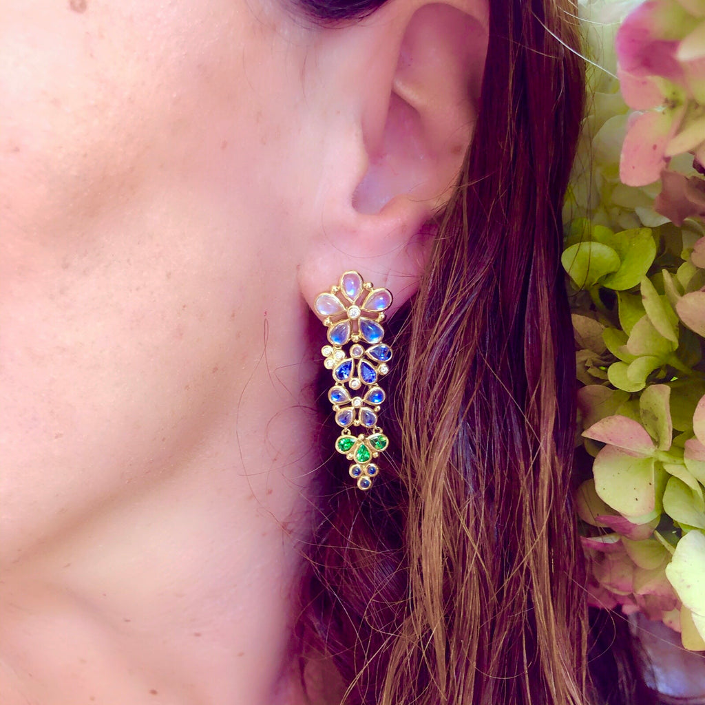 Temple St. Clair Diamond & Multi Stone Earrings