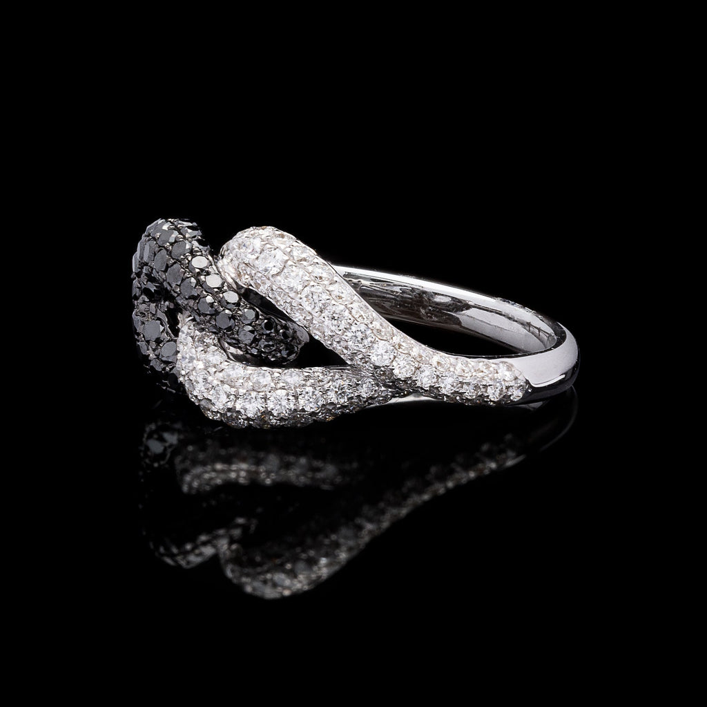 Piero Milano Black & White Diamond Ring