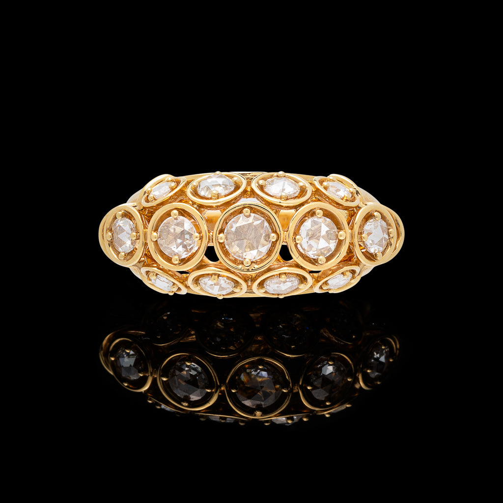 Marina B. Diamond & 18k Gold Dome Ring