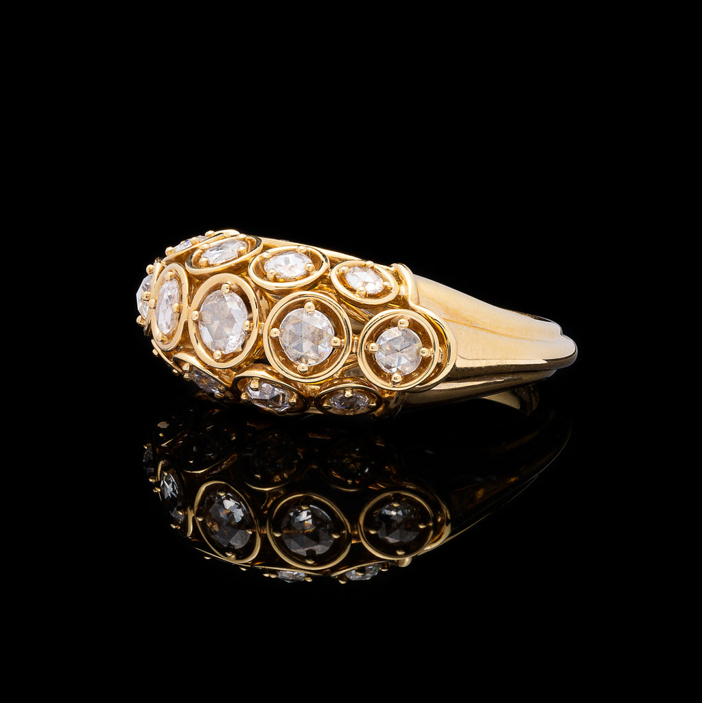 Marina B. Diamond & 18k Gold Dome Ring