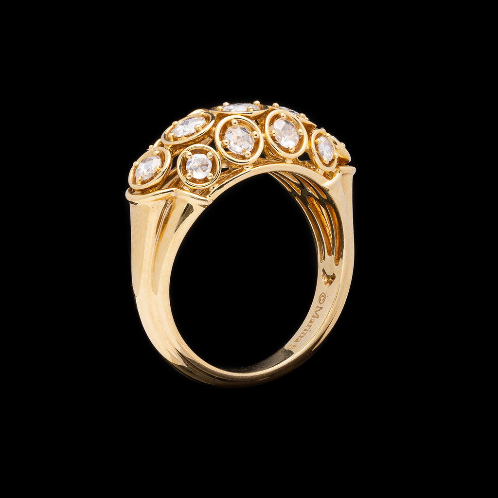 Marina B. Diamond & 18k Gold Dome Ring