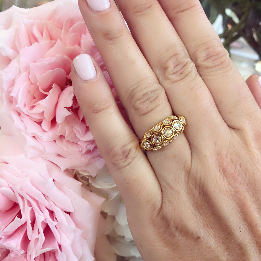 Marina B. Diamond & 18k Gold Dome Ring