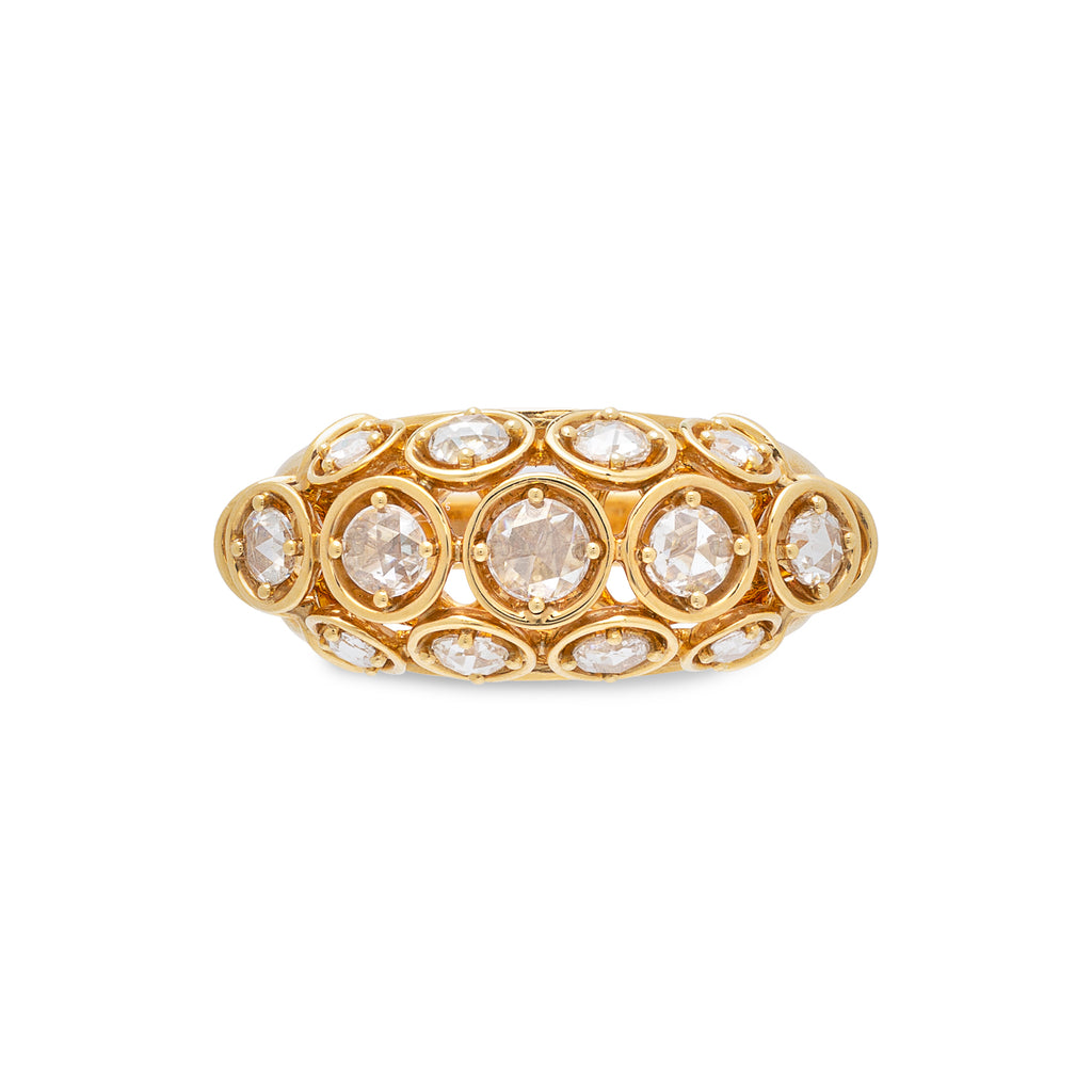 Marina B. Diamond & 18k Gold Dome Ring