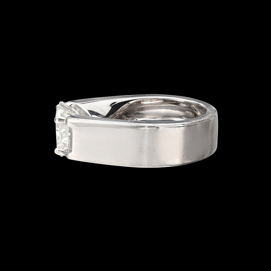 GIA 3.01-ct H/SI1 Radiant Diamond in Cartier Ring
