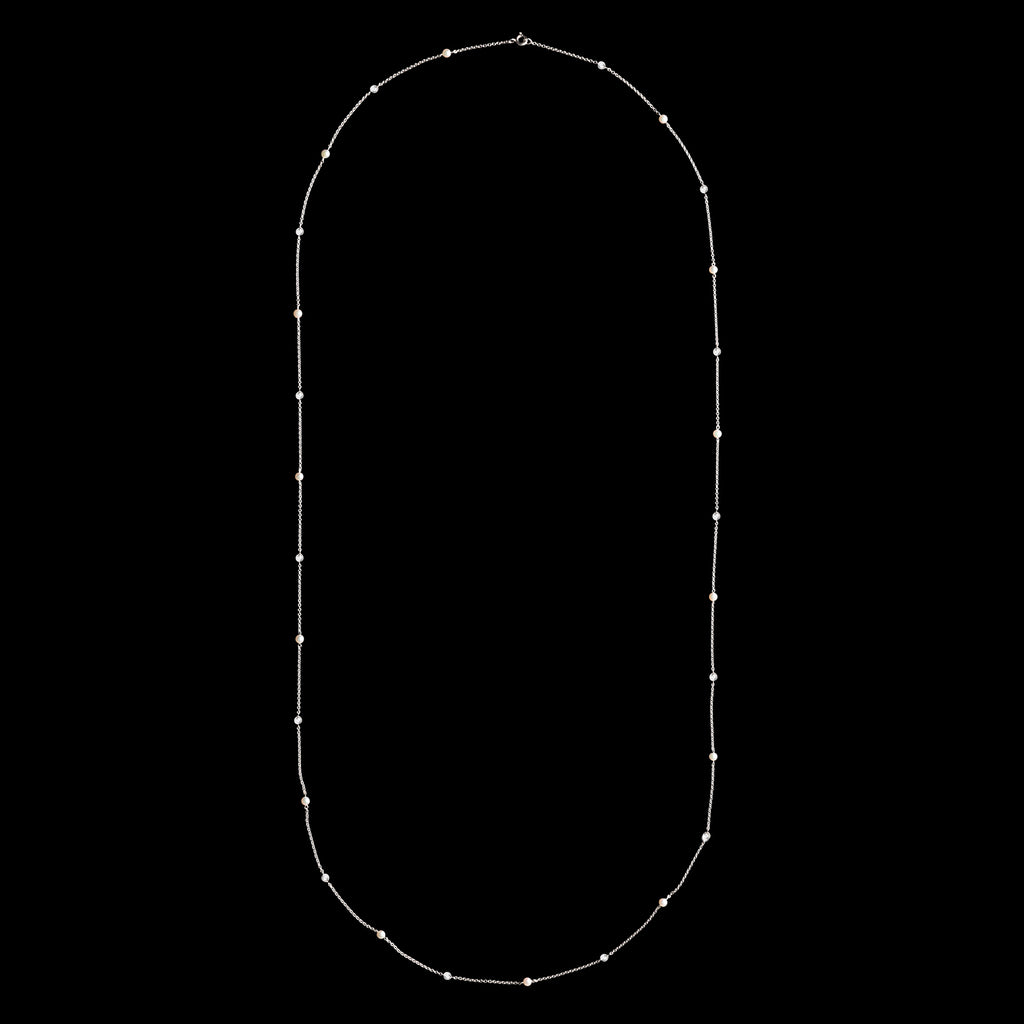 Diamond and Cultured Pearl Longchain