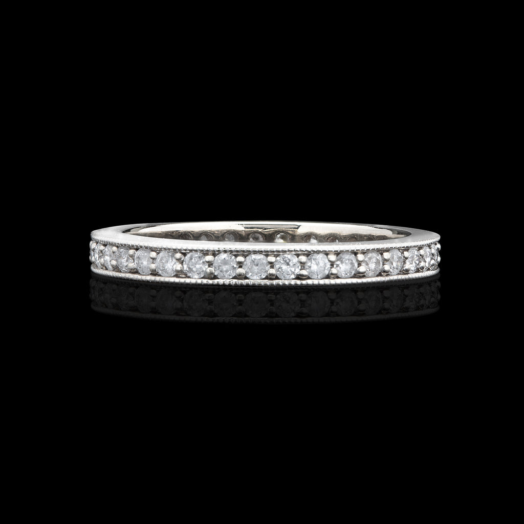 Diamond & Platinum Eternity Band