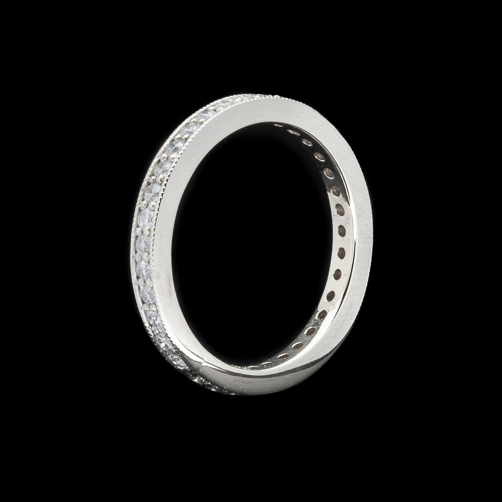 Diamond & Platinum Eternity Band