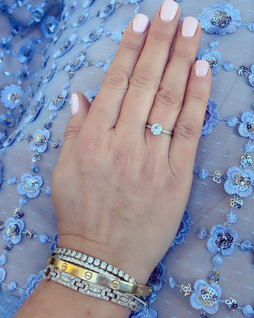 Diamond & Platinum Engagement Ring