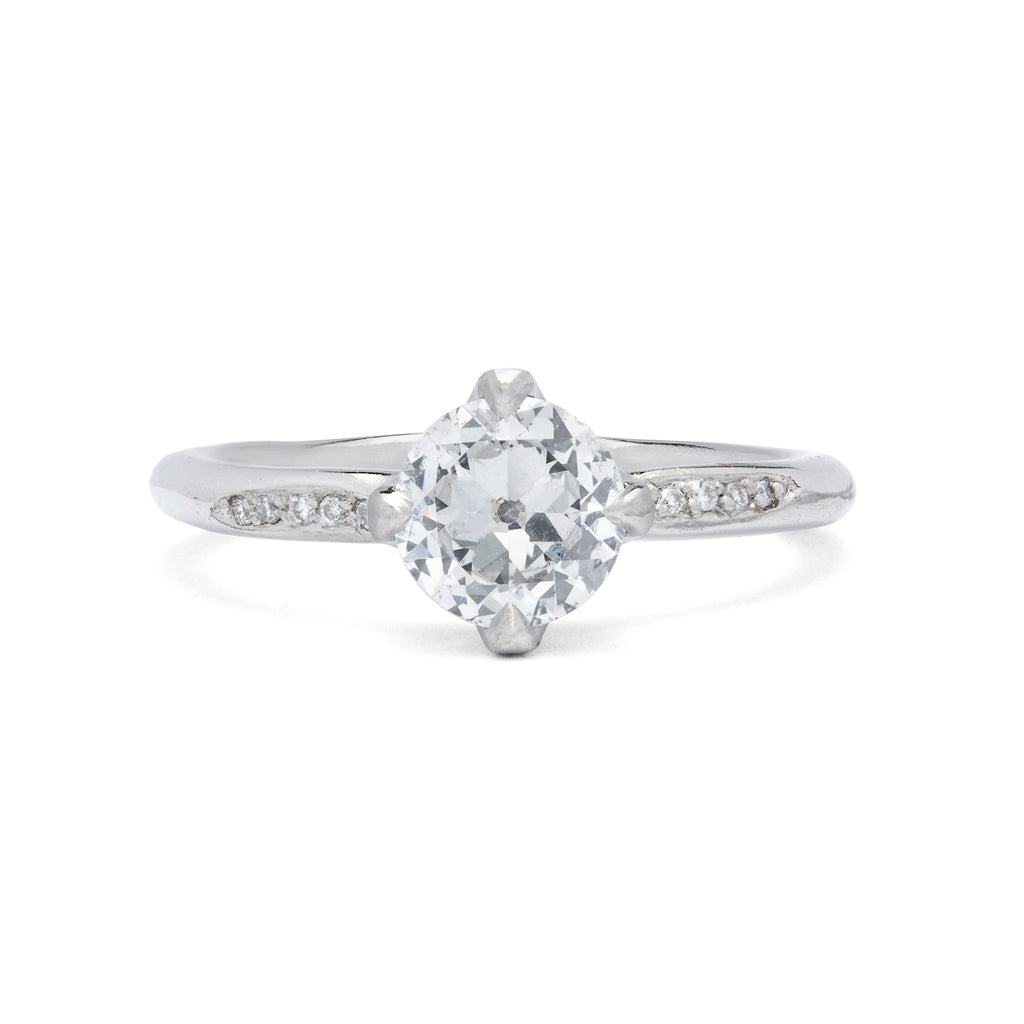 Diamond & Platinum Engagement Ring