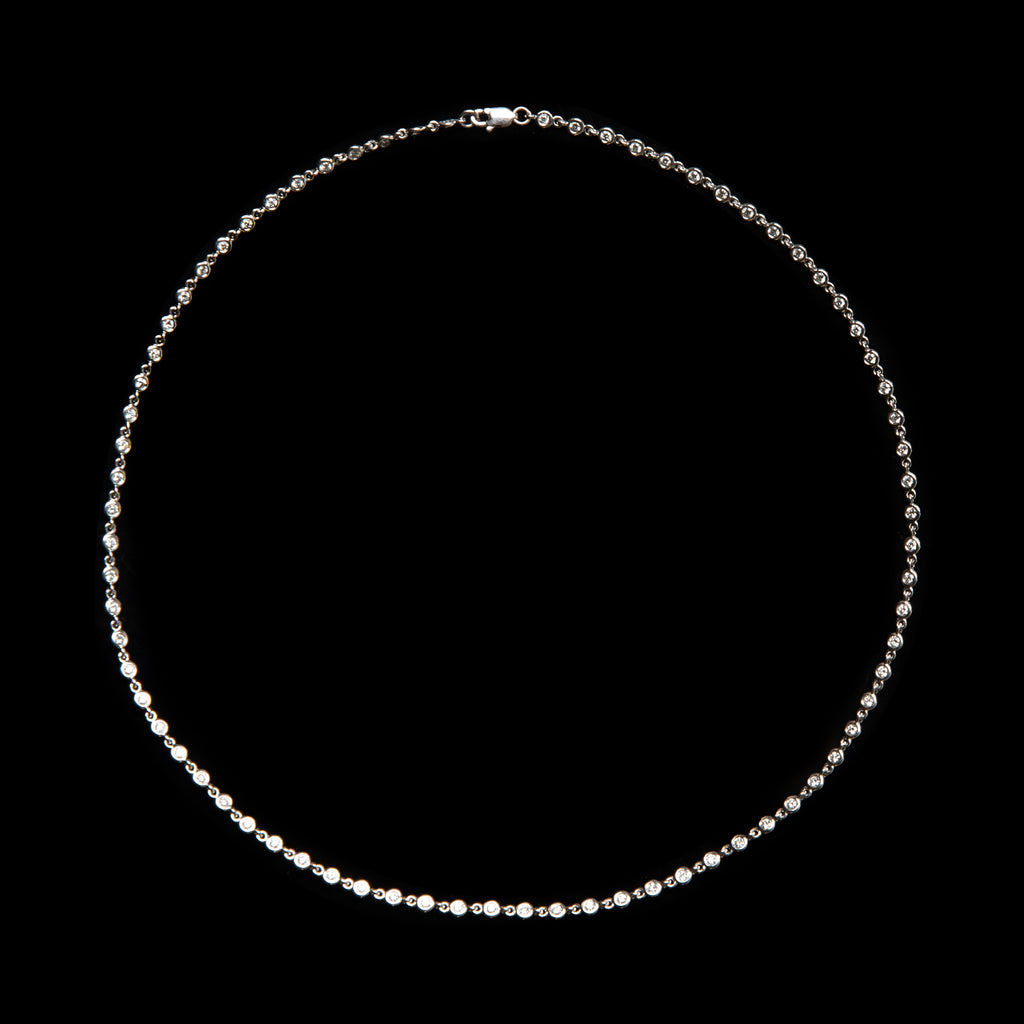 Diamond & White Gold Necklace