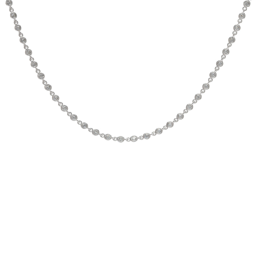 Diamond & White Gold Necklace