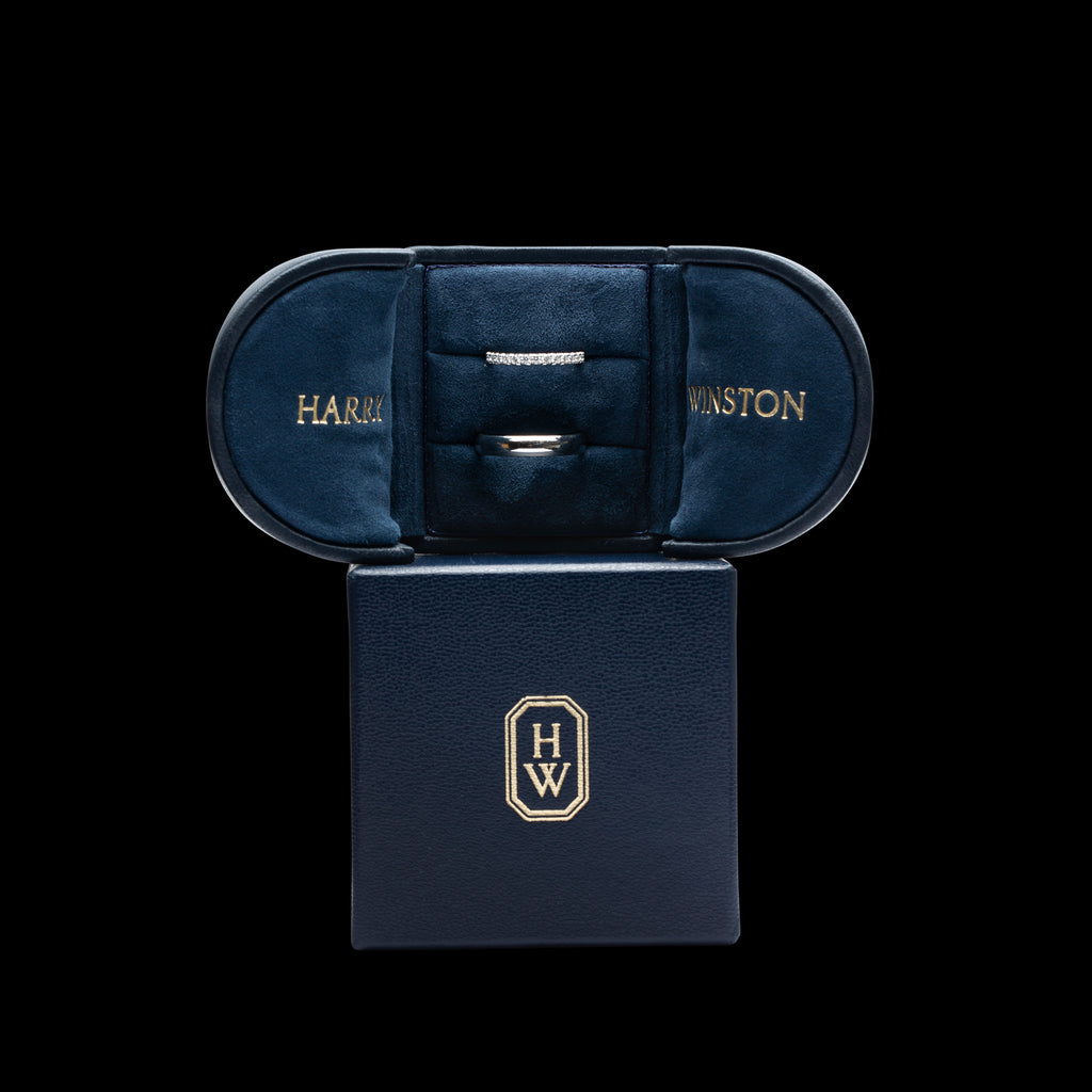 Harry Winston Diamond & Platinum Wedding Band