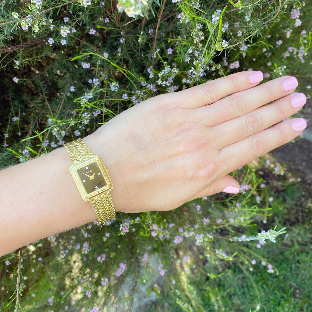 Vintage Piaget 18k Gold Ladies Wristwatch