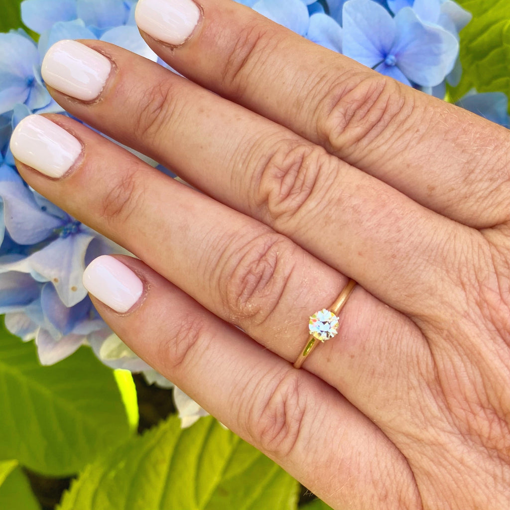 Yellow Gold Old European Diamond Ring