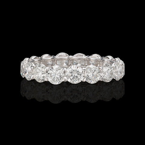 Beautiful Round Cut Diamond Eternity Band