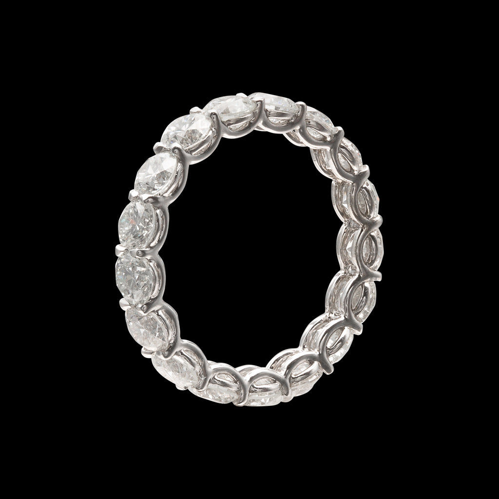Beautiful Round Cut Diamond Eternity Band