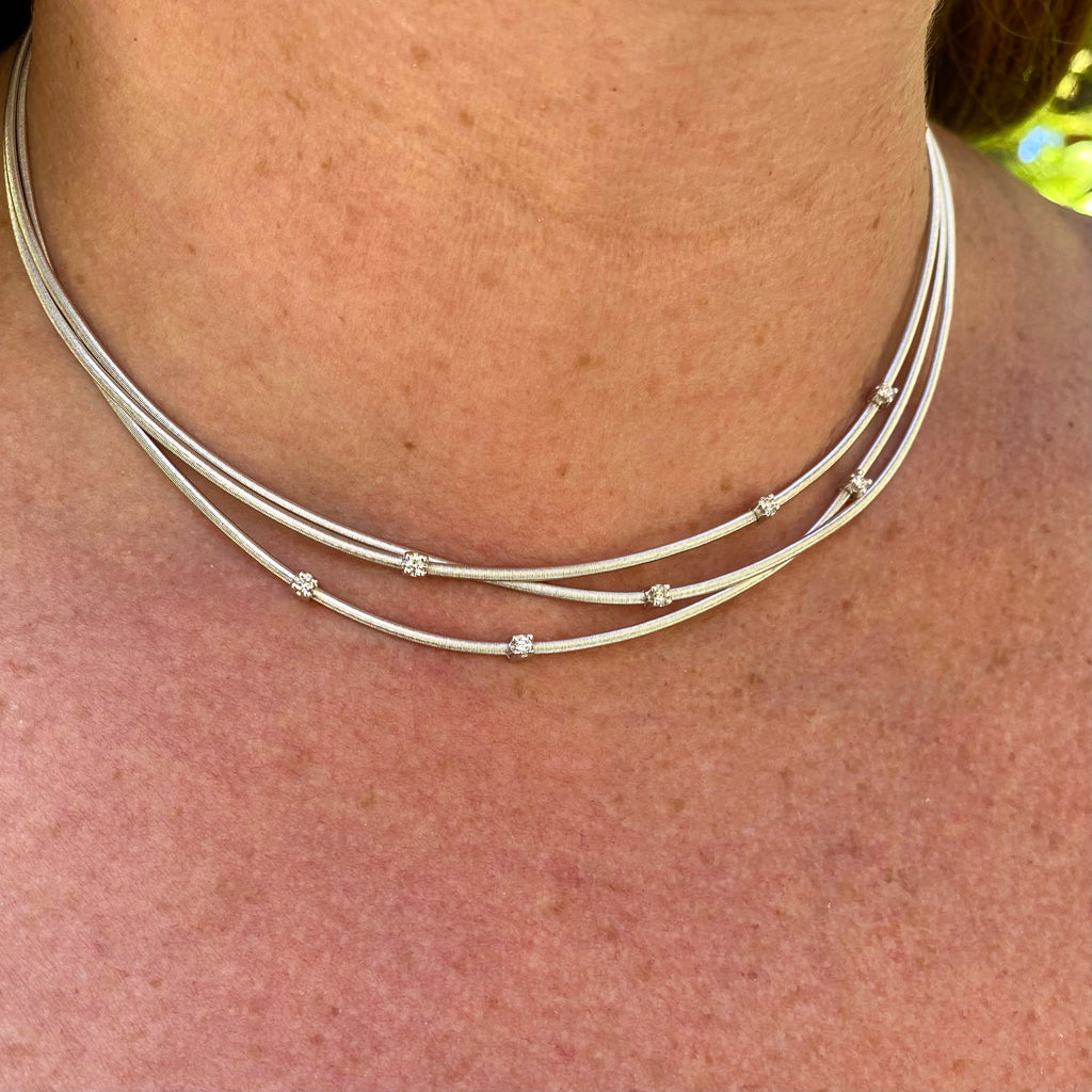 Marco Bicego Diamond & White Gold Necklace