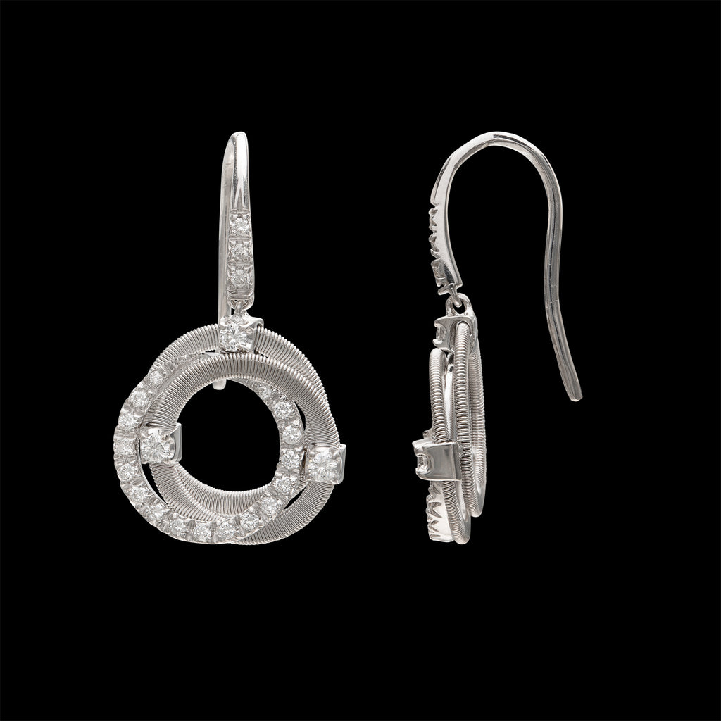 Marco Bicego Diamond & White Gold Earrings