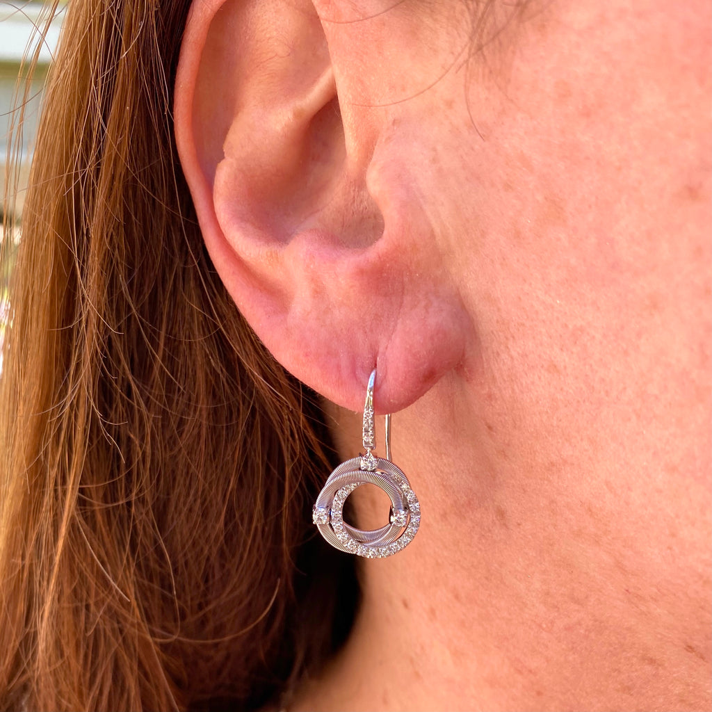 Marco Bicego Diamond & White Gold Earrings