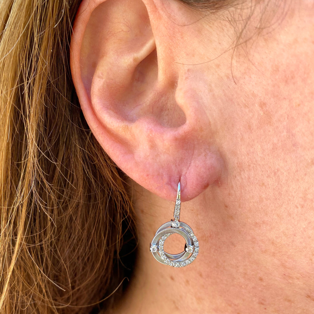 Marco Bicego Diamond & White Gold Earrings