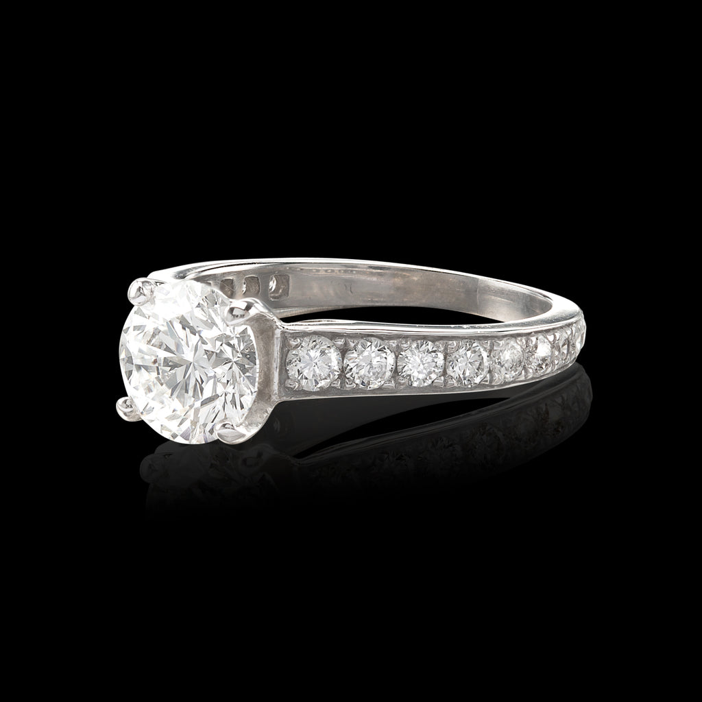 GIA 1.51-ct. F/VVS2 Diamond Engagement Ring