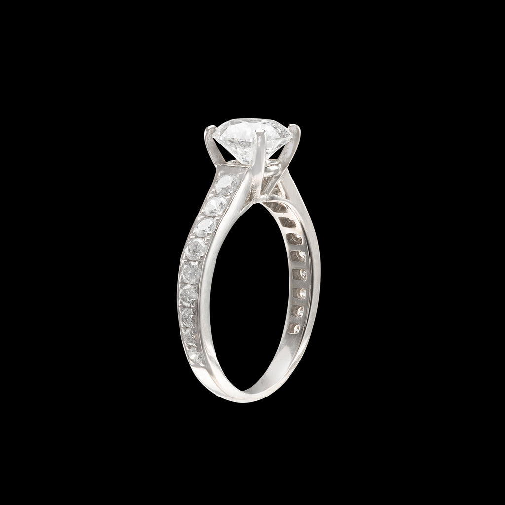 GIA 1.51-ct. F/VVS2 Diamond Engagement Ring