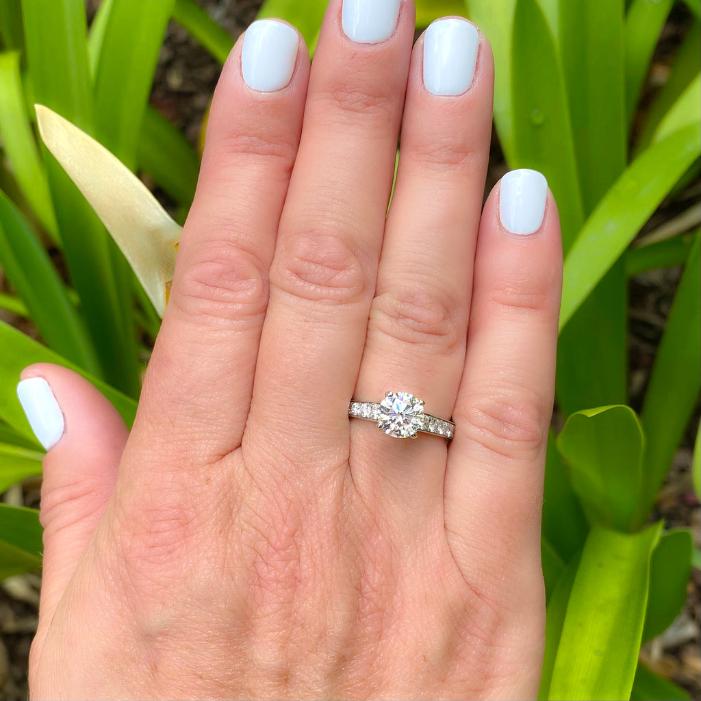 GIA 1.51-ct. F/VVS2 Diamond Engagement Ring