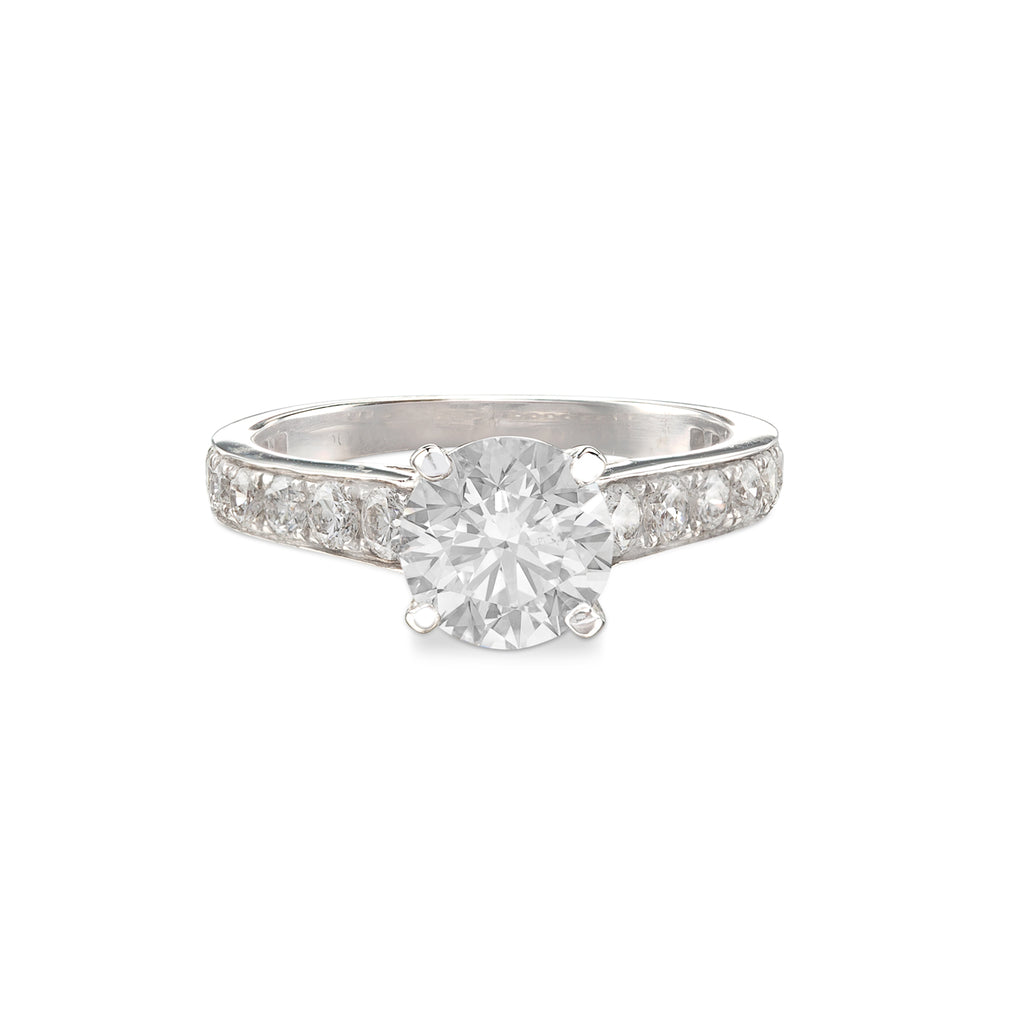 GIA 1.51-ct. F/VVS2 Diamond Engagement Ring