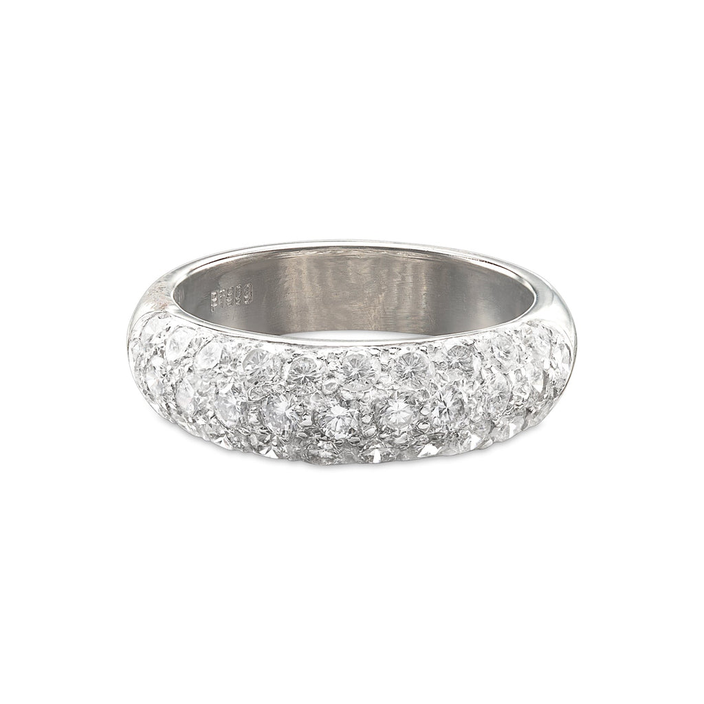Diamond and Platinum Pavé Band