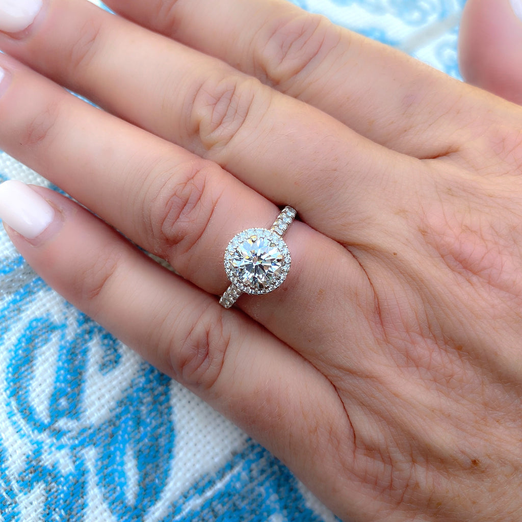 Exceptional Estate Diamond Engagement Ring by Cartier 66mint Fine Estate Jewelry