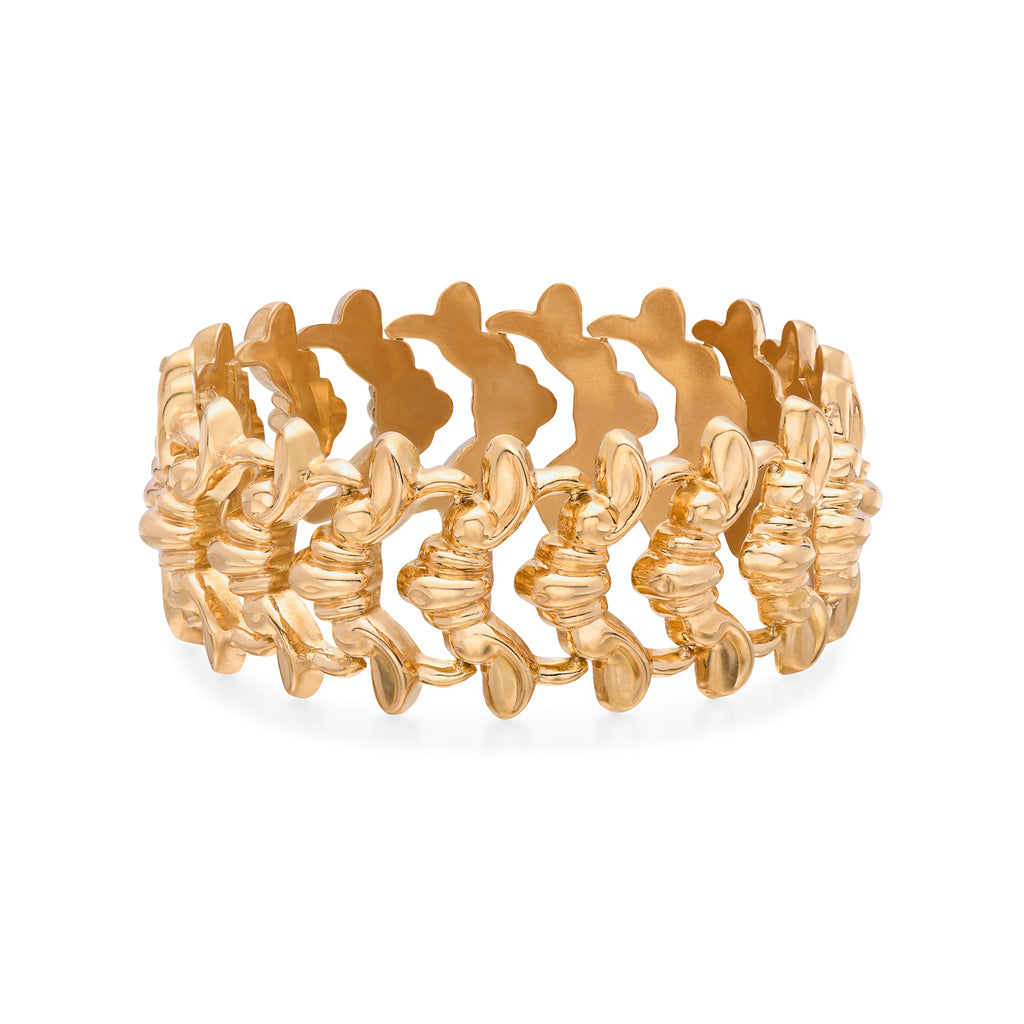 Italian 18k Gold Link Bracelet