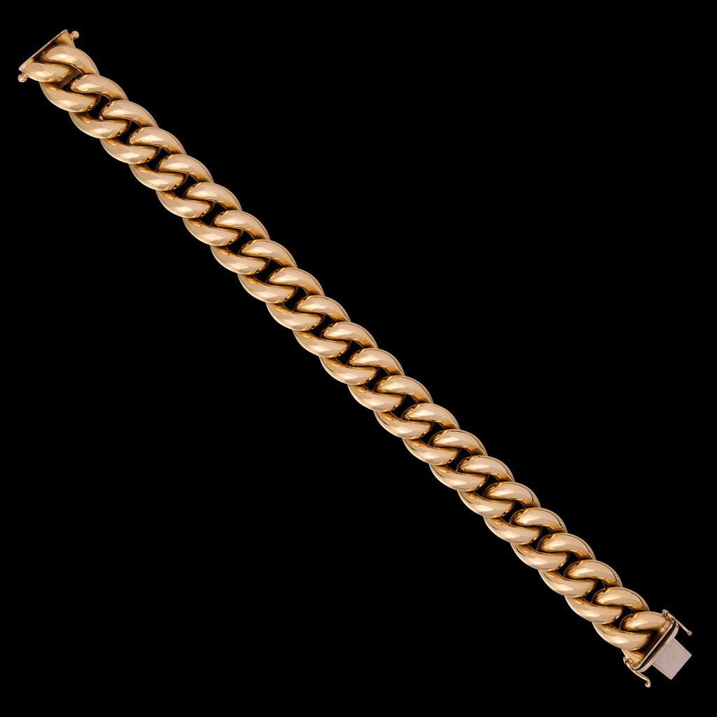 Copy of Italian 18k Gold Curb Link Bracelet