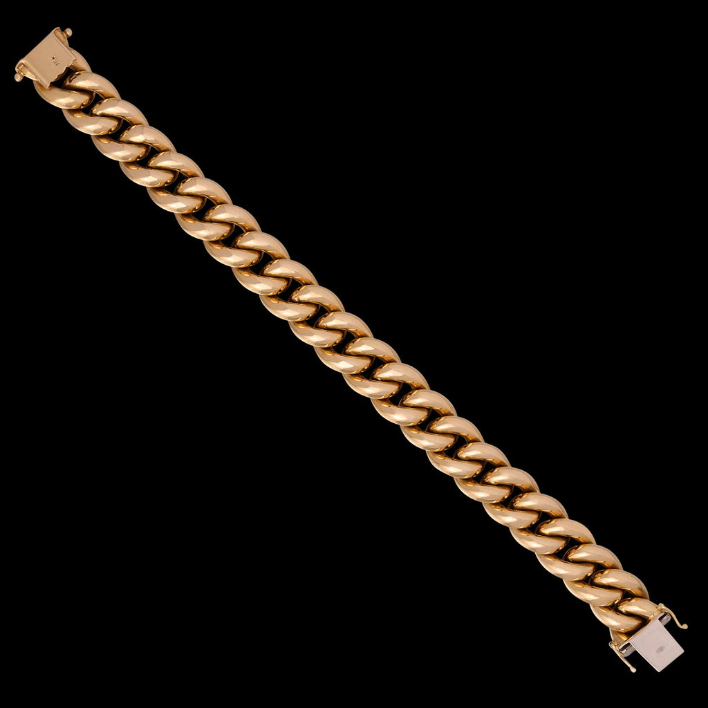 Copy of Italian 18k Gold Curb Link Bracelet