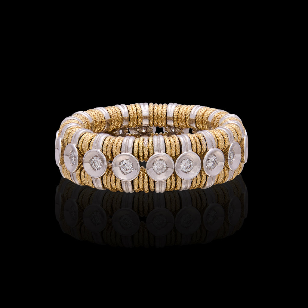 Roberto Demeglio JOY Diamond 18k Gold Stretch Ring