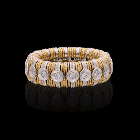 Roberto Demeglio JOY Diamond 18k Gold Stretch Ring