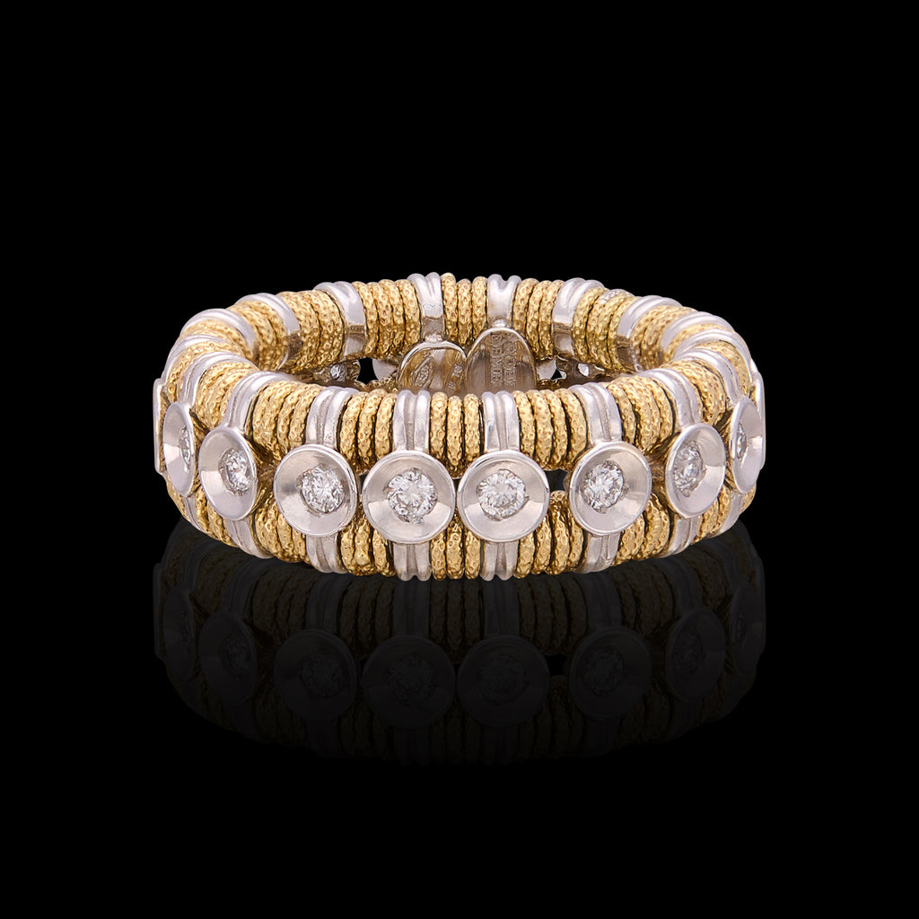 Roberto Demeglio JOY Diamond 18k Gold Stretch Ring