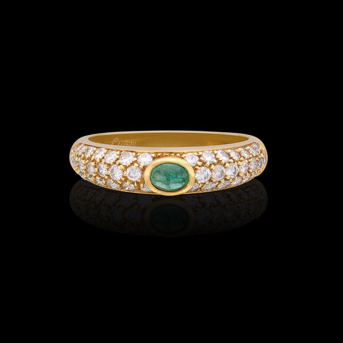 Salavetti Emerald & 18k Gold Ring