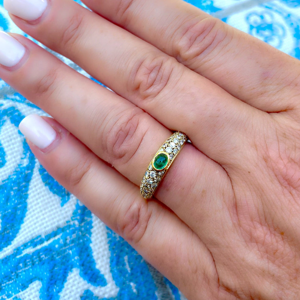 Salavetti Emerald & 18k Gold Ring