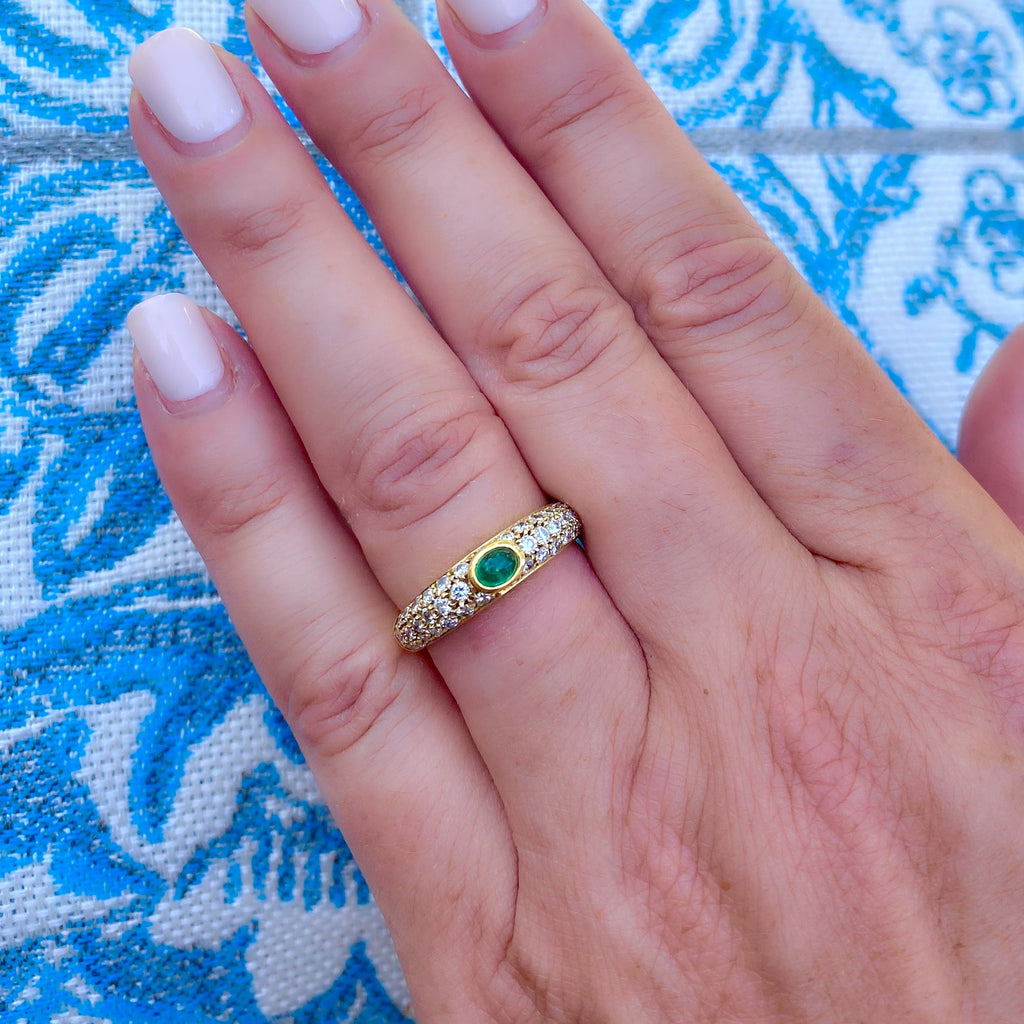 Salavetti Emerald & 18k Gold Ring