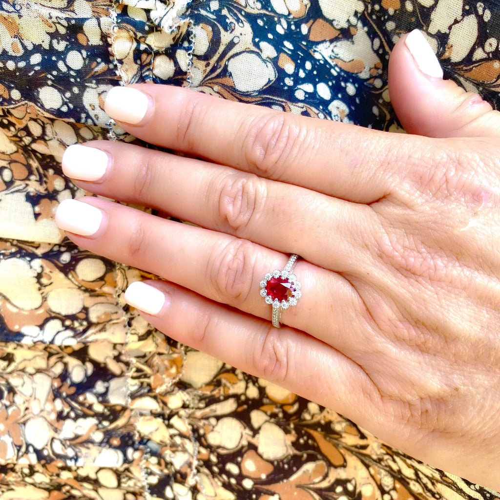 Salavetti Ruby & Diamond Ring