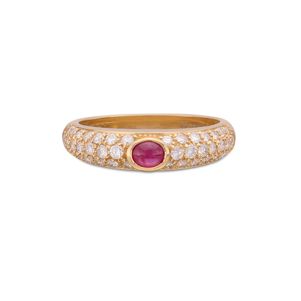Salavetti Ruby & 18k Rose Gold Ring