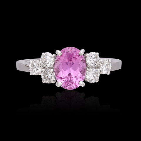 Alexandre Reza No Heat 1.57-ct. Pink Sapphire Ring, French