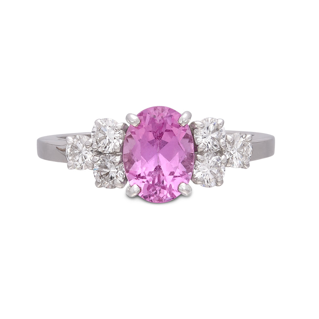 Alexandre Reza No Heat 1.57-ct. Pink Sapphire Ring, French