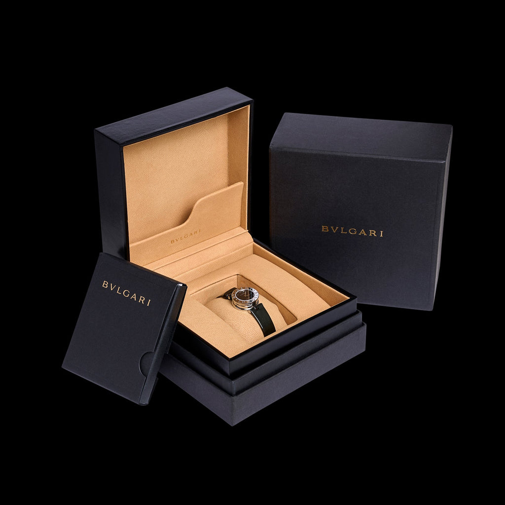 Bulgari B.zero1 Ladies Stainless Steel Leather Watch