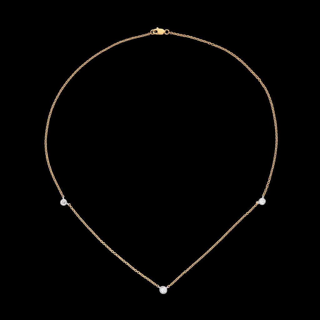 Diamond and 18k Gold Necklace