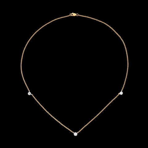 Diamond and 18k Gold Necklace