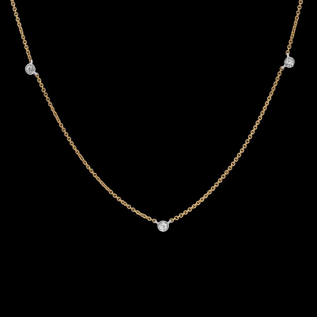 Diamond and 18k Gold Necklace